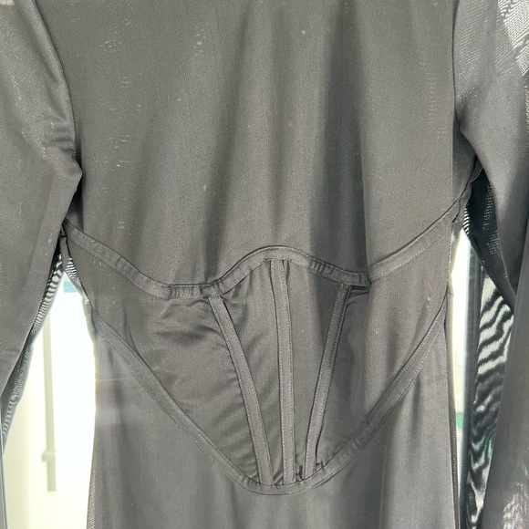 BARDOT SENSAI MESH MIDI DRESS - Picture 5 of 5